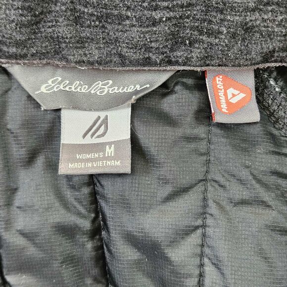 Eddie Bauer Womens Medium Hooded Primaloft Outdoor Hybrid Jacket - Picture 3 of 7